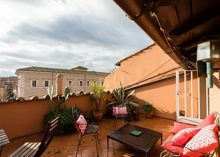דירה Amazing Penthouse With Private Terrace In Trastevere רומא