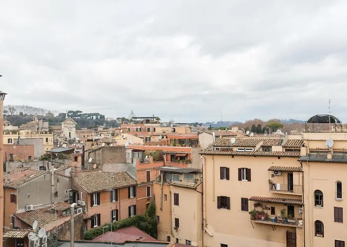 דירה Amazing Penthouse With Private Terrace In Trastevere *